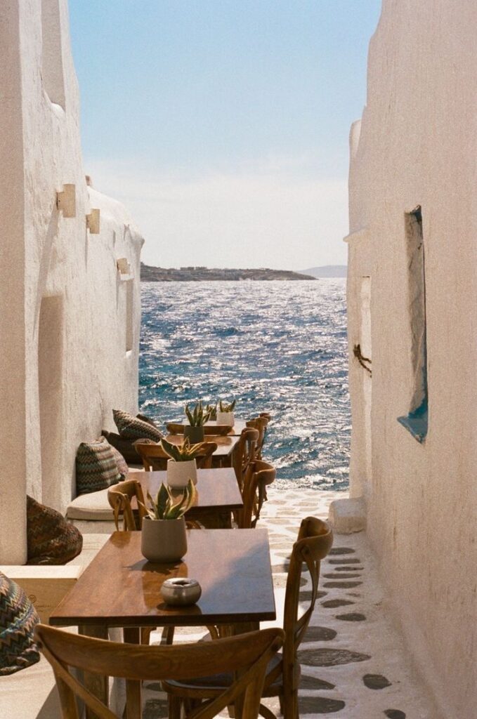 jolie vue Mykonos
